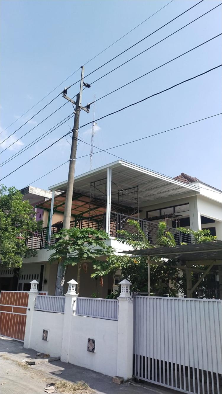 KELEBIHAN KANOPI ATAP ALDERON DOUBLE LAYER | BENGKEL LAS JOGJA