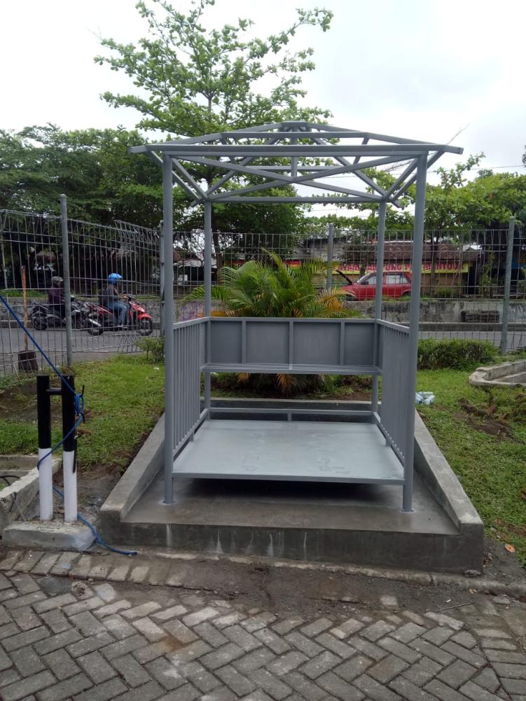 pembuatan gardu pos