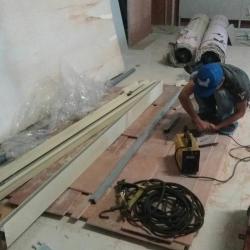 Pemasangan rolingdoor perforated di artos magelang